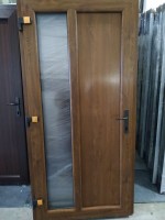 Plastové vchodové dvere zl. dub, orech, mahagón, antracit